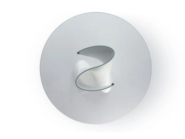 S TABLE - Round crystal table by MDF Italia - view 3